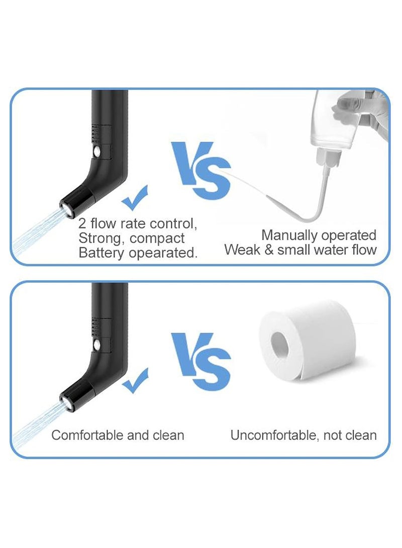 دي إل سي  شطاف محمول للسفر مع بخاخ للتنظيف الصحي مع حاوية مياه سعة 2.3 لتر - Image 2