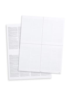 Blank 2024 W2 4-Up (Down), 500-Pack, 500 Employee Forms, Designed For Quickbooks And Accounting Software, Ideal For E-Filing, Works With Laser Or Inkjet Printers, 500 Four Part Forms