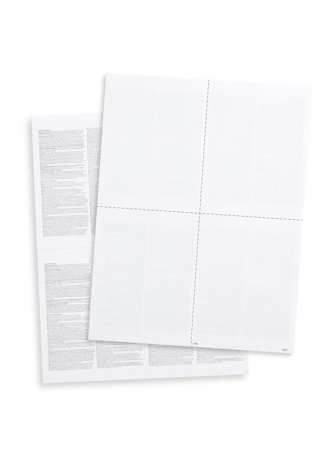 Blue Summit Supplies - Blank 2024 W2 4-Up (Down), 500-Pack, 500 Employee Forms, Designed For Quickbooks And Accounting Software, Ideal For E-Filing, Works With Laser Or Inkjet Printers, 500 Four Part Forms - Image 1