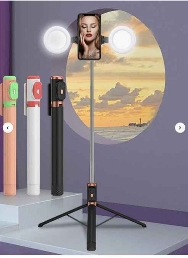 Selfie Stick Tripod, Extendable Bt Selfie Stick With  Snapshot, Detachable Wireless Remote Control