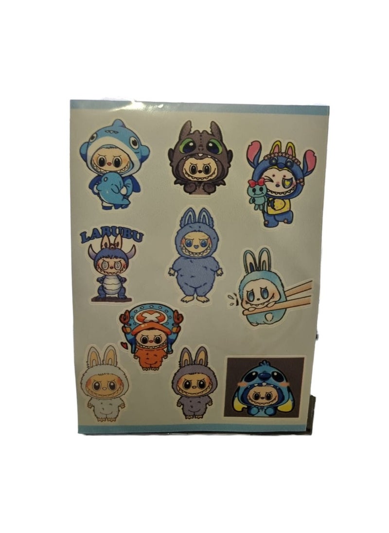 LABUBU Sticker for Mobile Laptop or Any Smooth Surface Doll Labubu 