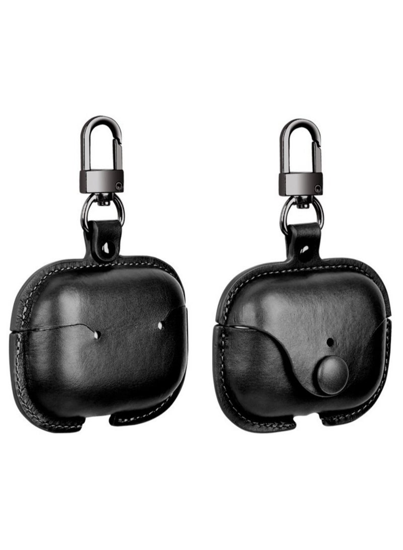 Headset Case Protective Cover with Hanging buckle for Airpods pro  2 (Black) - Image 1