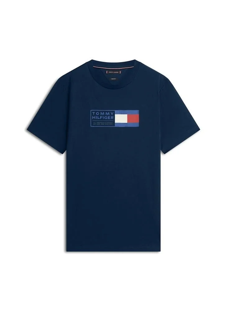 TOMMY HILFIGER  Logo Jersey Crew Neck T-Shirt for Men | Best Price UAE