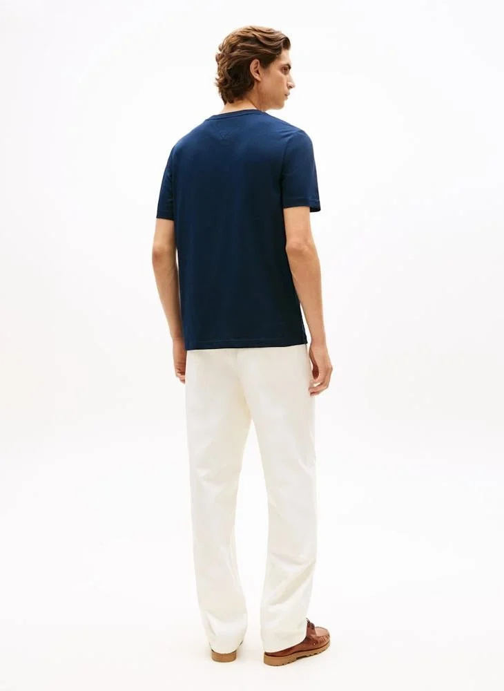 TOMMY HILFIGER  Logo Jersey Crew Neck T-Shirt for Men | Best Price UAE