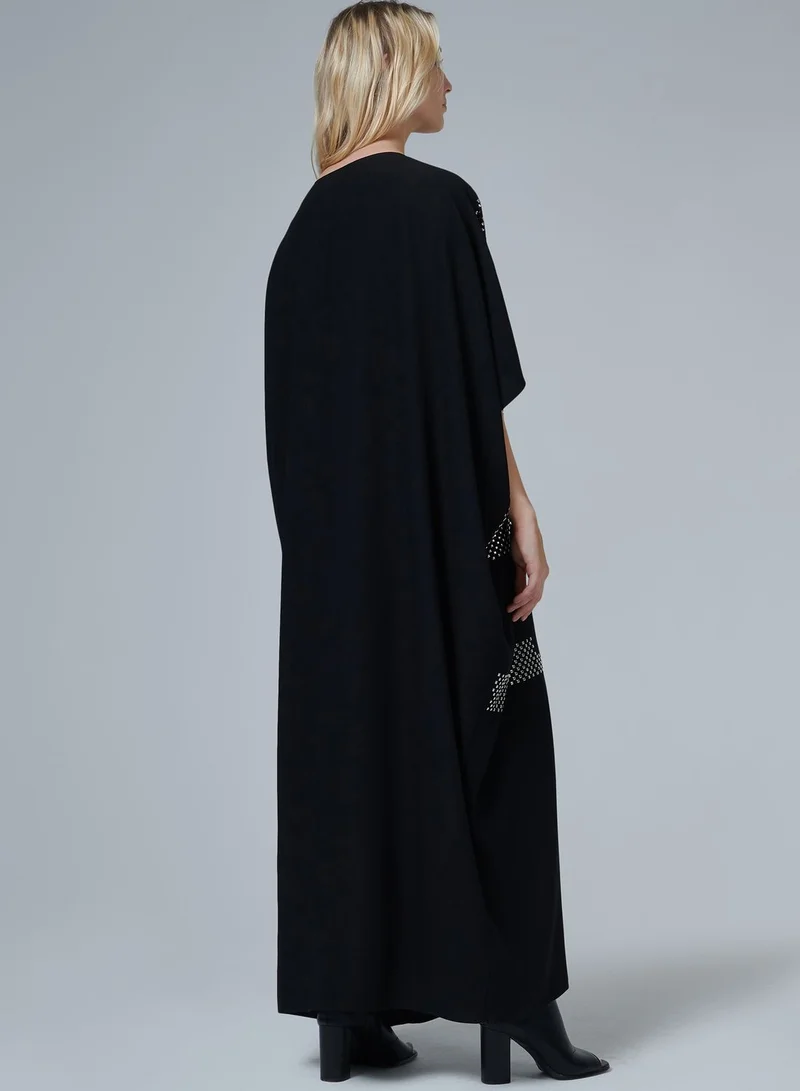 leem Geometric Studded Kaftan