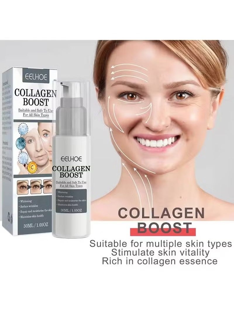 إيلهو 30ml الكولاجين كريم شد جوهر الخطوط الدقيقة المخفف ضوء جوهر كريم العناية بالبشرة للمرأة - Image 2