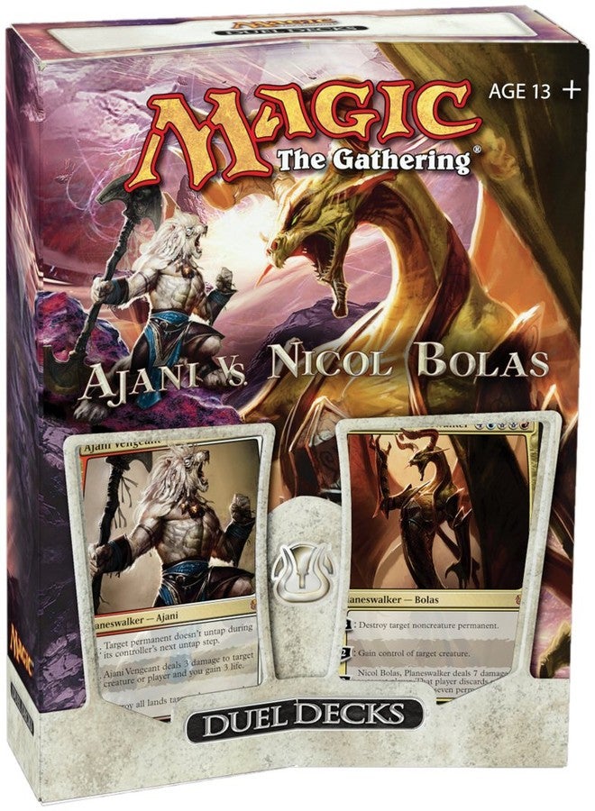 Amigo Magic The Gathering: MTG Duel Decks: Ajani VS Nicol Bolas (Two 60 Card Decks)