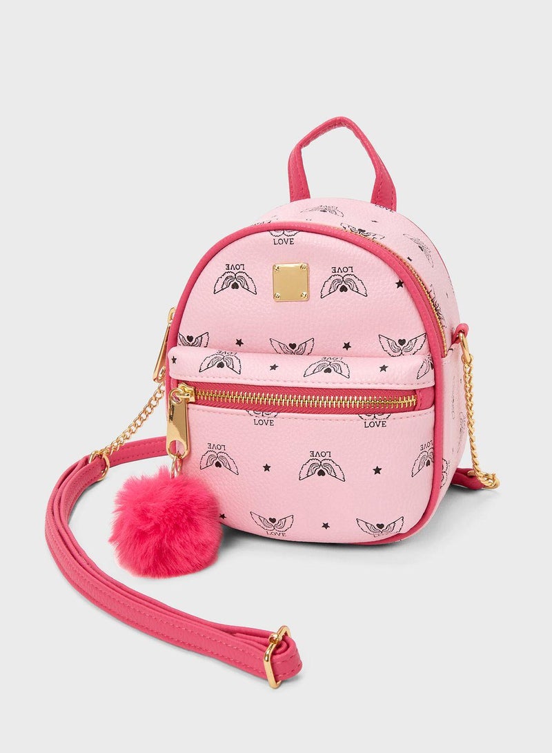 Claires Kids Angel Wings Backpack 
