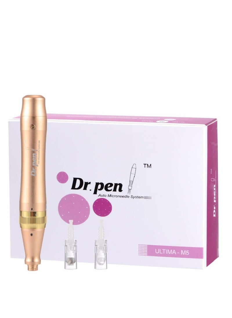 hydra Wireless Dr.pen Pen M5 for Acne Scars and Wrinkles with 2pcs 12pin Needle  - Image 1