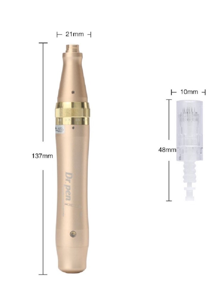 hydra Wireless Dr.pen Pen M5 for Acne Scars and Wrinkles with 2pcs 12pin Needle  - Image 3