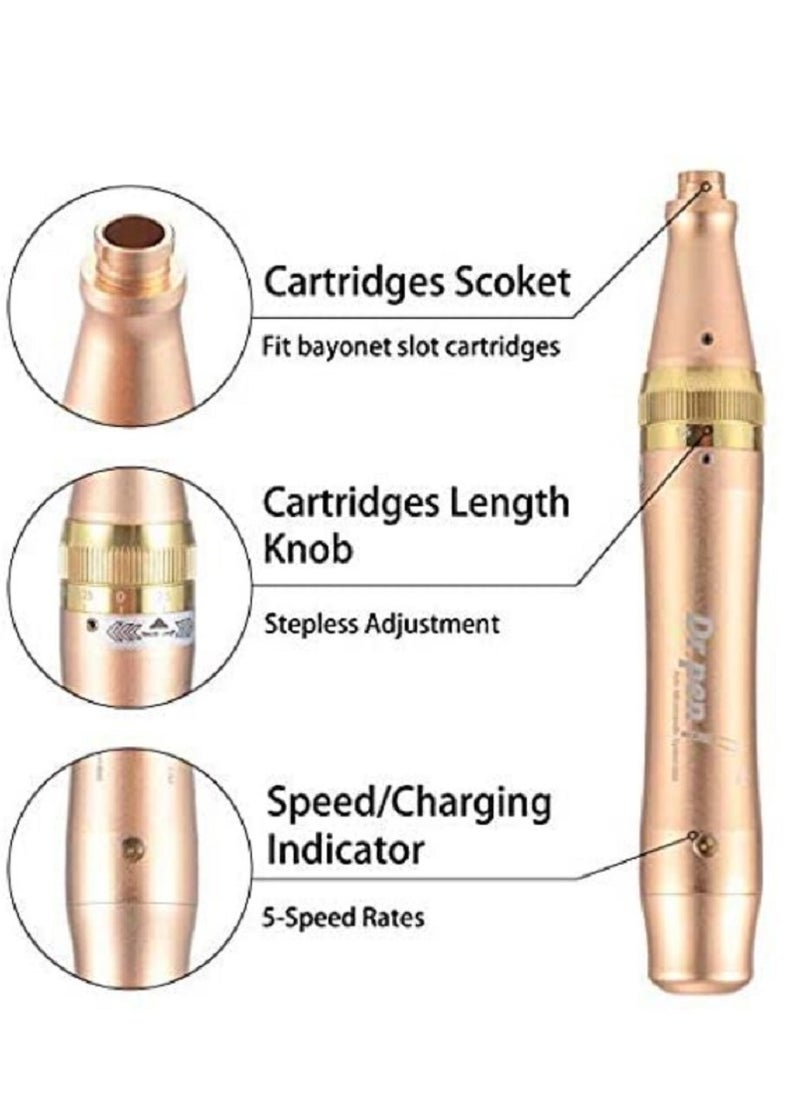 hydra Wireless Dr.pen Pen M5 for Acne Scars and Wrinkles with 2pcs 12pin Needle  - Image 4