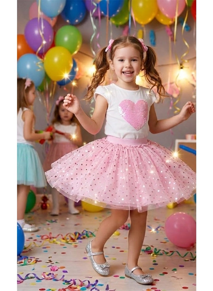 تنورة تول لامعة لأعياد ميلاد البنات من Kids TV - Image 4