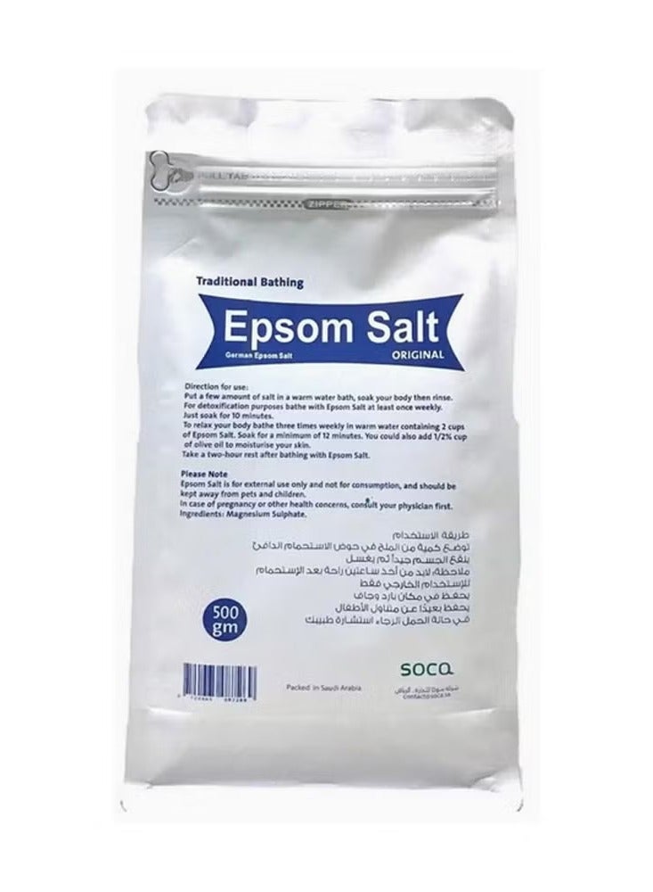 SOCA Epsom Salt German Original 500gm