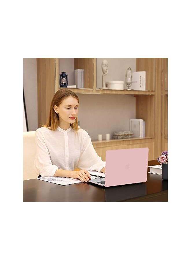 Mosiso Compatible with MacBook Pro 15 inch Case 2019 2018 2017 2016 Release A1990 A1707 with Touch Bar, Plastic Hard Shell Case Cover & Screen Protector, Rose Quartz - Image 4
