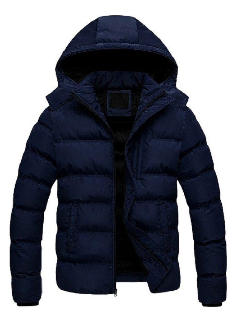 general Winter Puffer Zipped Jacket With Removable Hood - Image 1