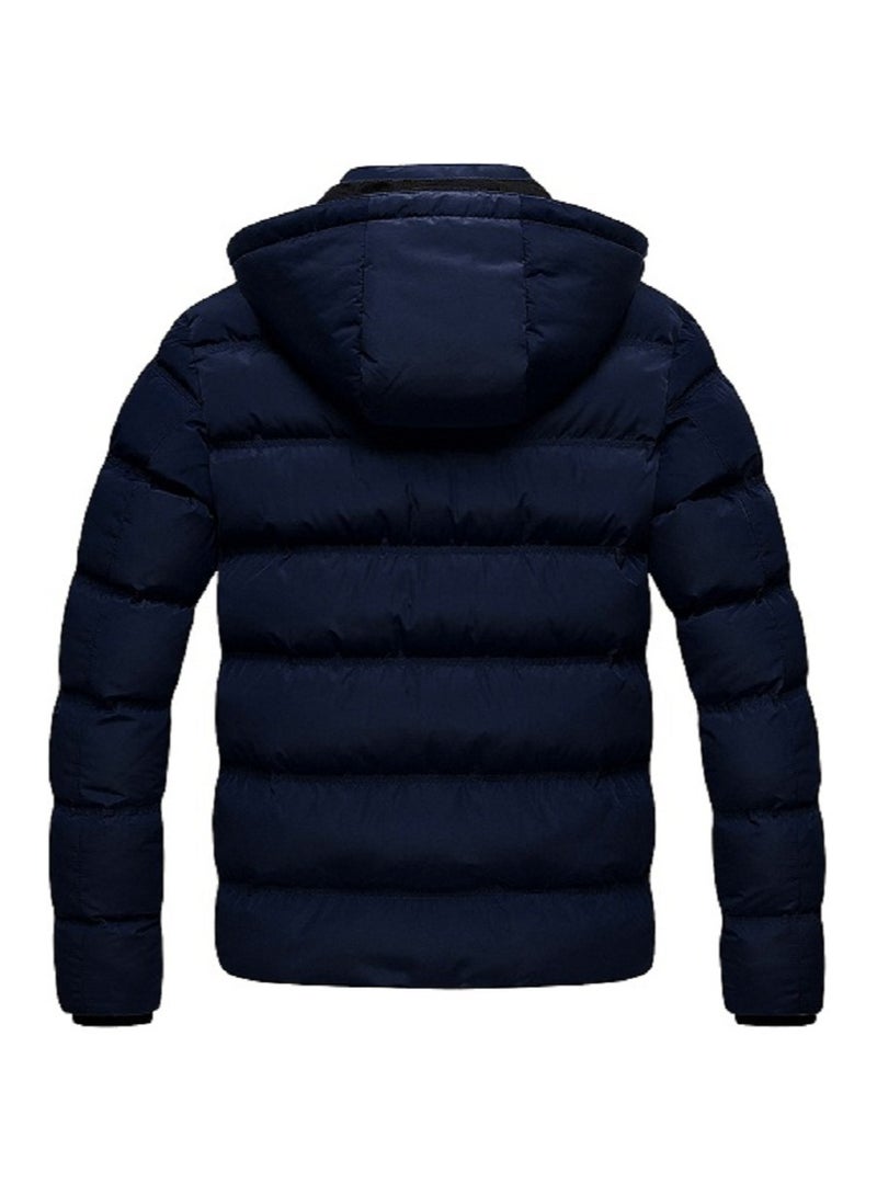 general Winter Puffer Zipped Jacket With Removable Hood - Image 2