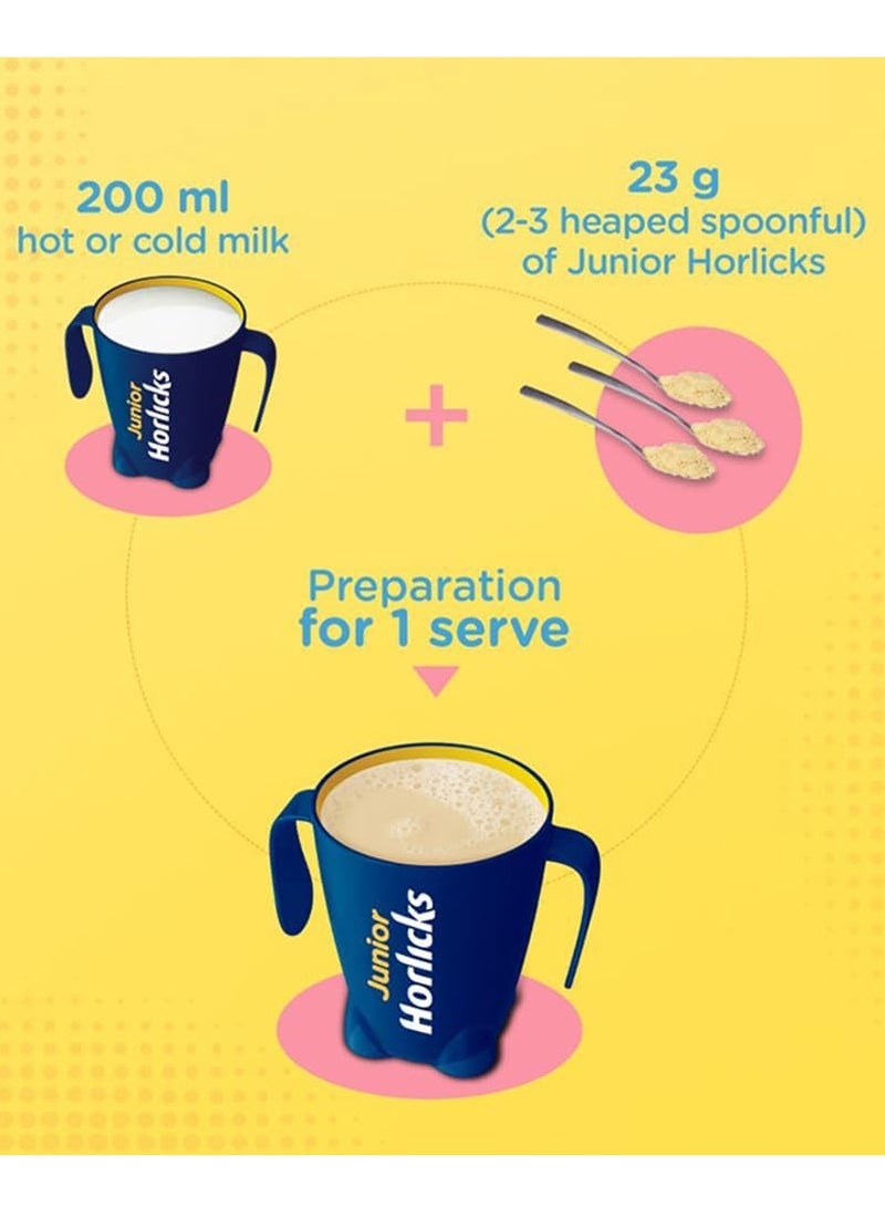 Horlicks Junior CHOCOLATE FLAVOUR FROM AGES 2 to 6 YEARS 500 g - Image 2