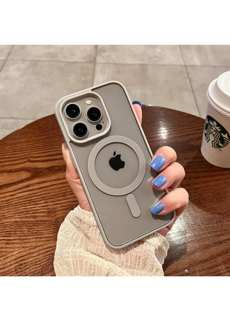Protective Shockproof Ultra Slim Bumper Designed Magnetic MagSafe Case Cover For Apple iPhone 15 Pro Max Natural  - Image 3