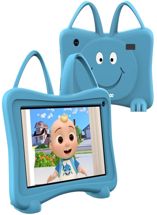 Trayoo Kids Tablet 7 Toddler Children's Learning Tablet with WiFi, YouTube, Parental Control, Durable Case Education Learning Apps for Boys Girls (Blue) - Image 1