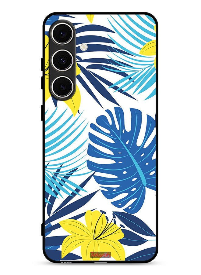 Tolwak Samsung Galaxy S24 FE 5G Protective Case Cover Feather And Flower Art - Image 1
