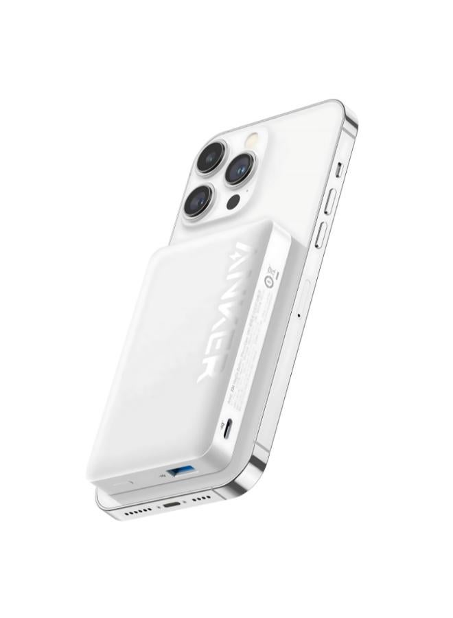 Anker Magnetic Power Bank 10K, Wireless Portable Charger, 20W Fast Charging Battery Pack with USB-C Compatible with Magsafe, iPhone 16/16 Plus/16 Pro/16 Pro Max, iPhone 15/14/13 Series - Image 1