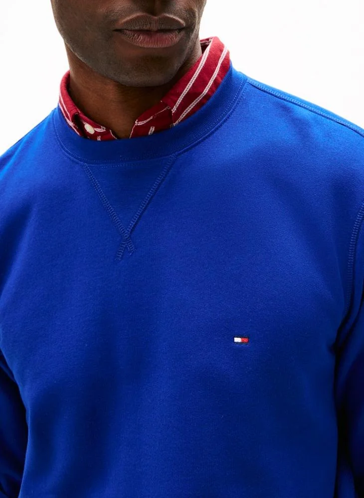 TOMMY HILFIGER  Essential Seasonal Fleece Pullover Sweatshirt for Men | Best Price UAE