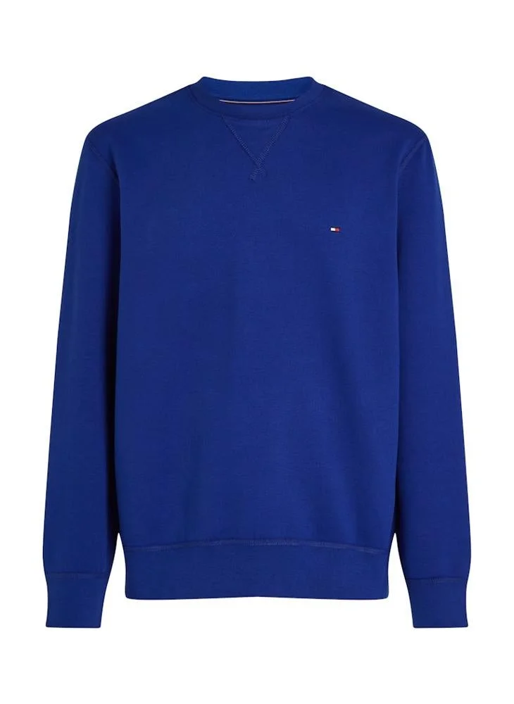 TOMMY HILFIGER  Essential Seasonal Fleece Pullover Sweatshirt for Men | Best Price UAE
