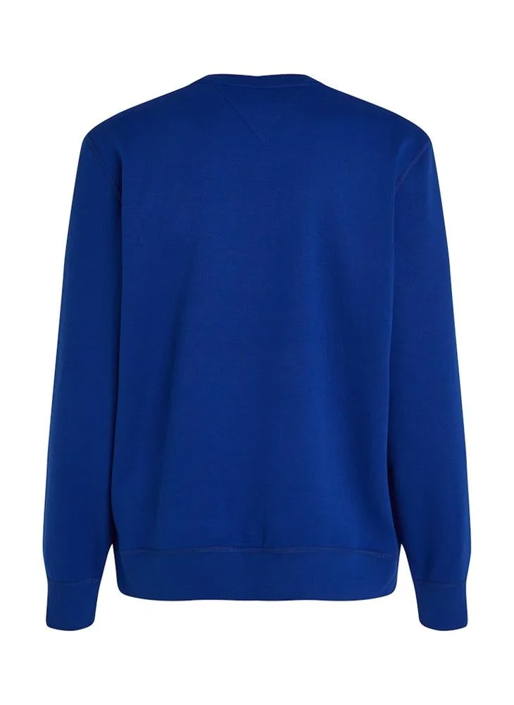 TOMMY HILFIGER  Essential Seasonal Fleece Pullover Sweatshirt for Men | Best Price UAE