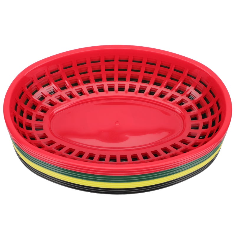 12pcs Fried Storage Basket Snacks Basket French Fries Snack Basket - Image 1