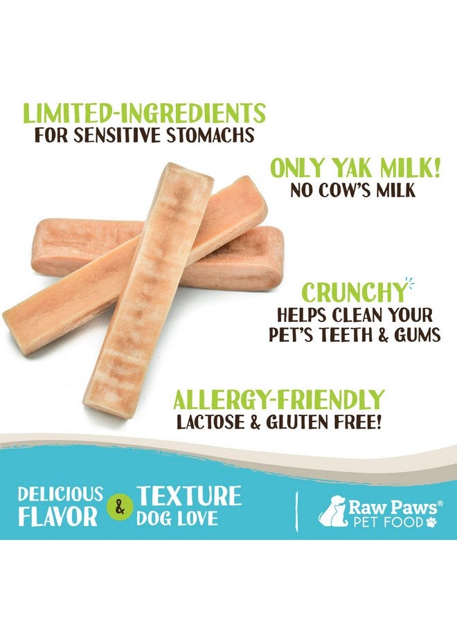 Raw Paws Himalayan Yak Chews for Dogs, Medium Chews (4 Count) - Himalayan Cheese for Medium Dogs - Yak Bones for Dogs - Yak Milk Bones for Dogs - Dog Cheese Chews Himalayan - Yak Chews for Medium Dogs - Image 2