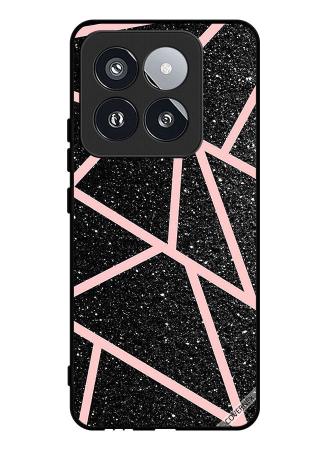 Covernex Protective Case Cover For Xiaomi 14 Pro Glitters & Paths Pattern - Image 1