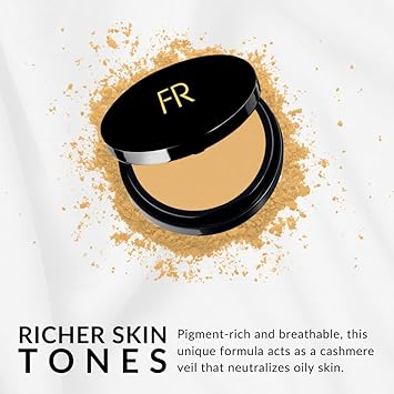 Flori Roberts Luxury Oil Blotting Pressed Powder by Flori Roberts Long Lasting Oil and Shine Control Flawless Complexion for Women of Color or Deeper Skin Tones - Image 5
