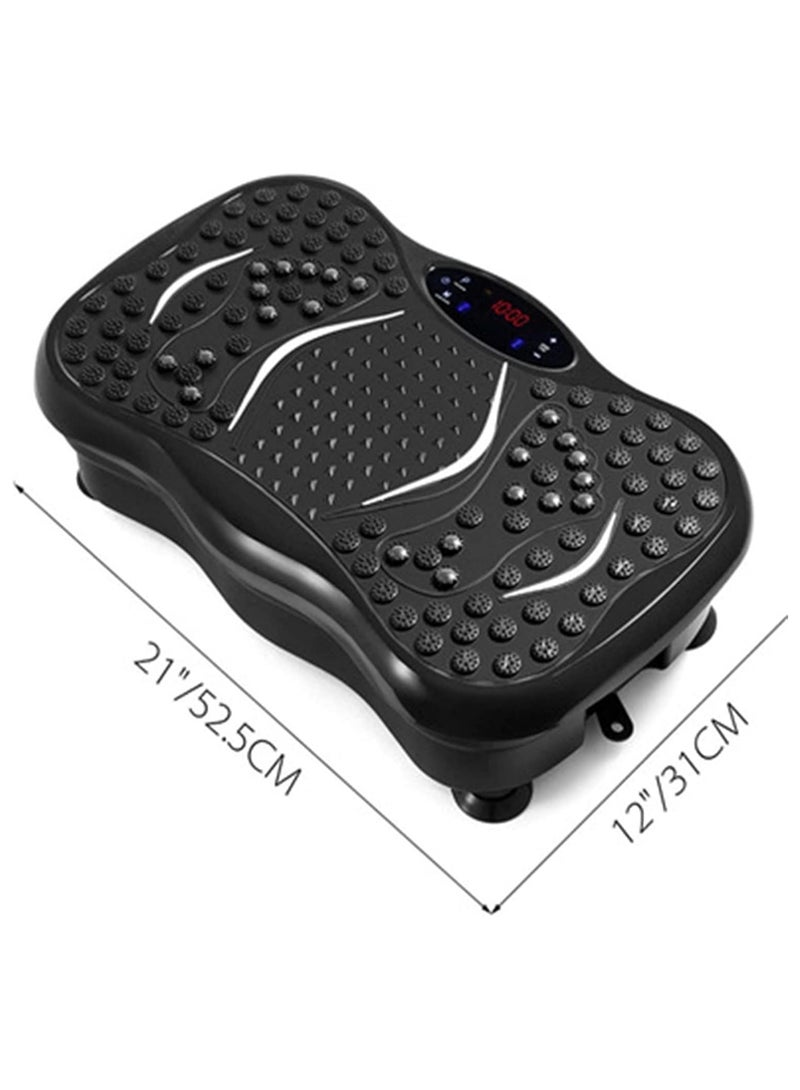 DubaiGallery Vibration Plate Exercise Machine, Whole Body Exercise Vibration Fitness Platform, 350 Lbs. LCD 3 Levels Massage Remote Bluetooth USB Music, Fitness Vibration Machine - Image 4