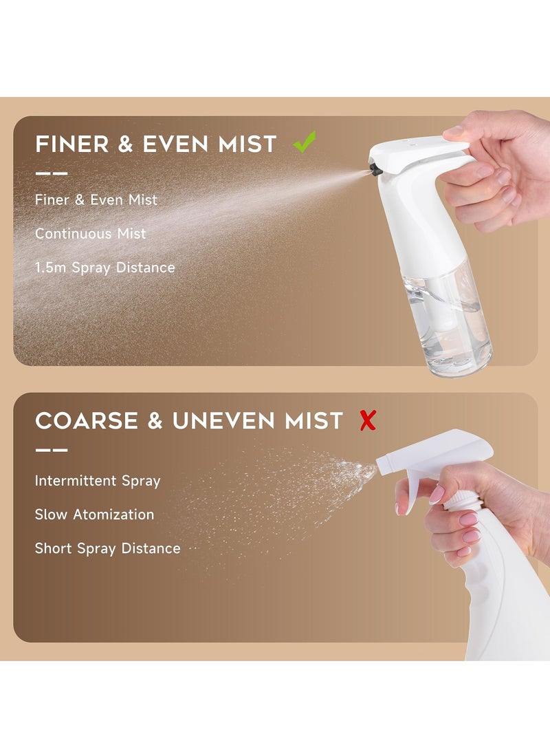 KASTWAVE - 200ml Spray Bottle for Hair Mist Sprayer, Continuous Fine Spray Water Bottle - Empty Misting Spray Bottles for Hairstyling, Cleaning, Travel, Plants, Pets & Skin Care - Image 1