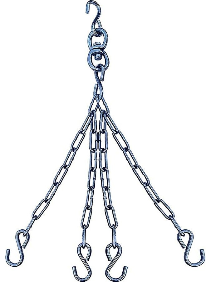 PSE Heavy Duty Steel Chain and Swivel for Punching Bags (Chrome) - Image 1