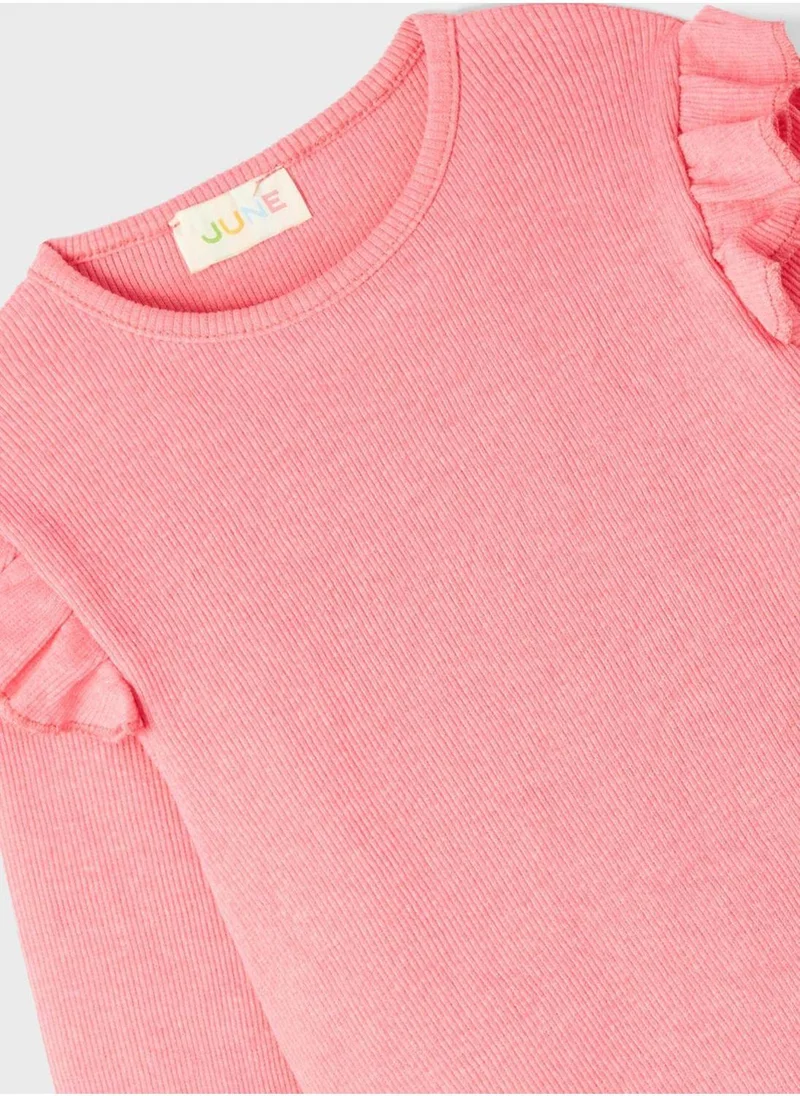 JUNE Kids Essential Top & Bottom Set
