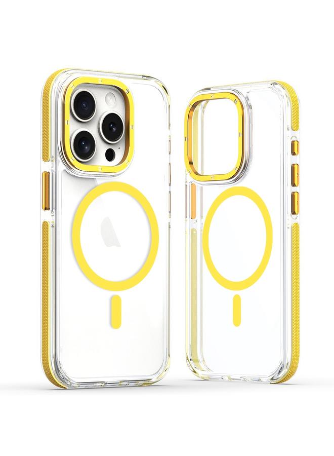 Zaboon Case For iPhone 11 Pro Max Dual-Color Clear Acrylic Hybrid TPU MagSafe Phone Case - Image 1