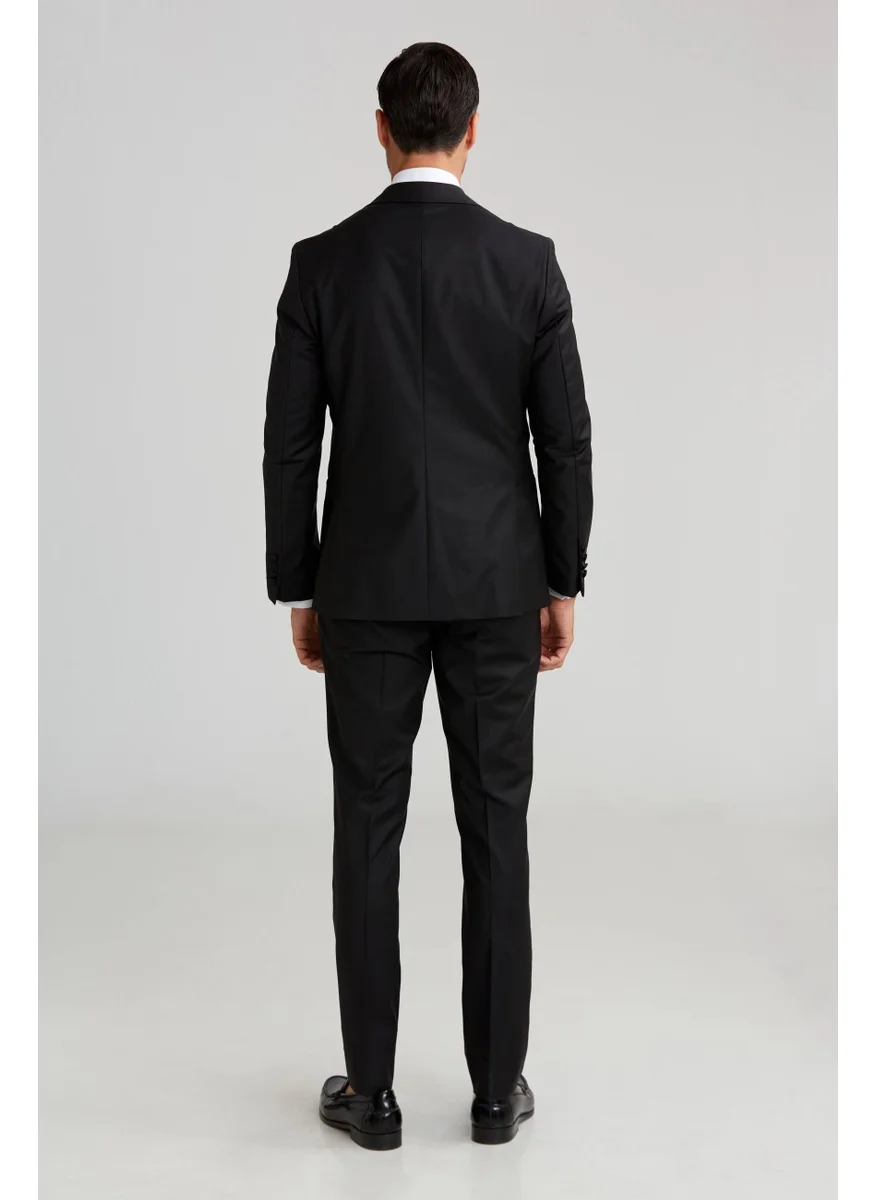 Bisse High Collar Tuxedo Black SM23Y22202_D99