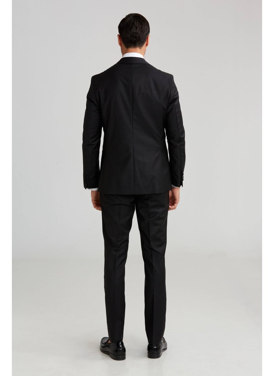 Bisse High Collar Tuxedo Black SM23Y22202_D99  - Image 2