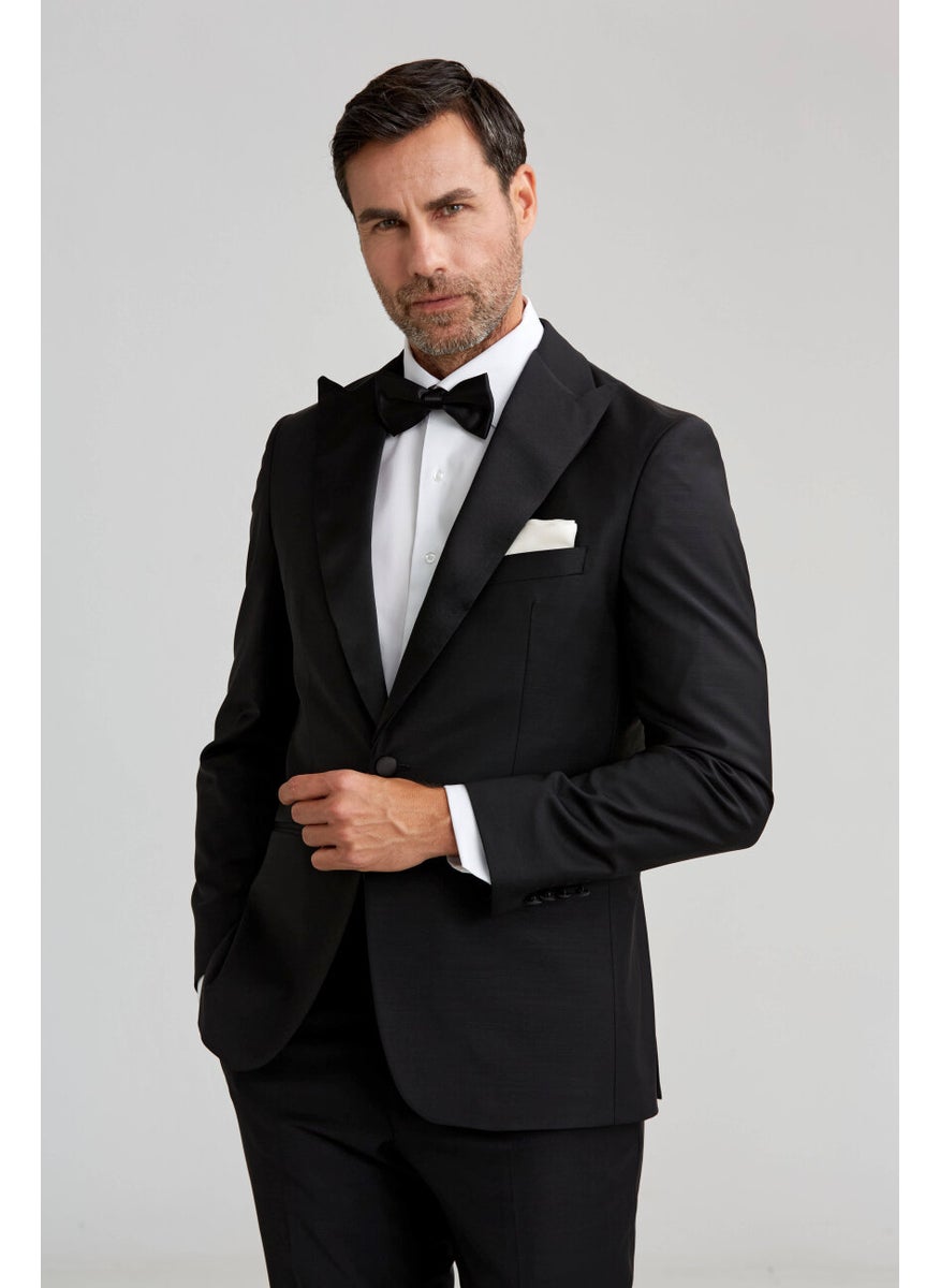 Bisse High Collar Tuxedo Black SM23Y22202_D99  - Image 1
