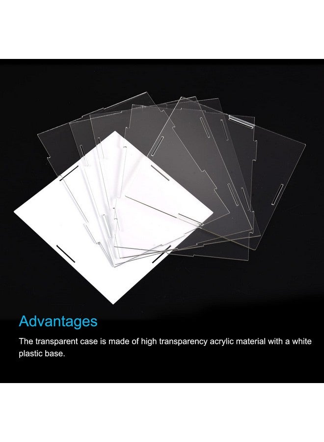 MECCANIXITY Acrylic Display Case Box Clear Dustproof Protection Showcase 6.3X6.3X14.1 Inch For Collectibles Display - Image 4