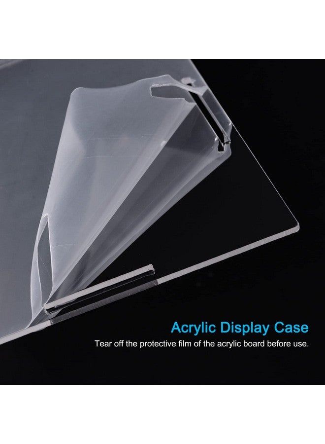 MECCANIXITY Acrylic Display Case Box Clear Dustproof Protection Showcase 6.3X6.3X14.1 Inch For Collectibles Display - Image 5