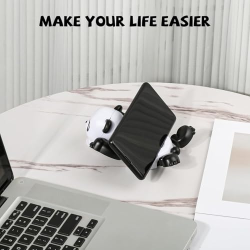 House of Quirk Panda Coasters – Funny Dual-Use Drink Coaster & Phone Stand, Cute Panda Gifts & Desk Decor for Office or Home - Image 5