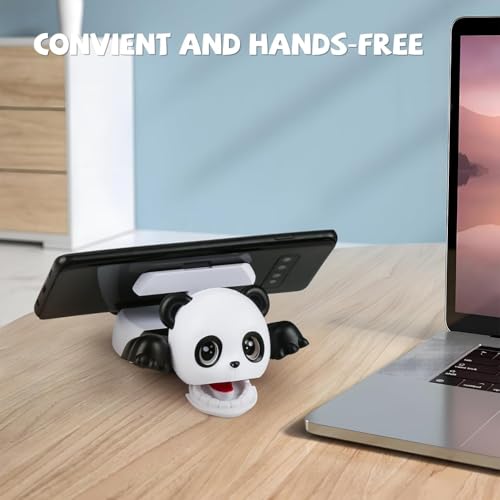 House of Quirk Panda Coasters – Funny Dual-Use Drink Coaster & Phone Stand, Cute Panda Gifts & Desk Decor for Office or Home - Image 3