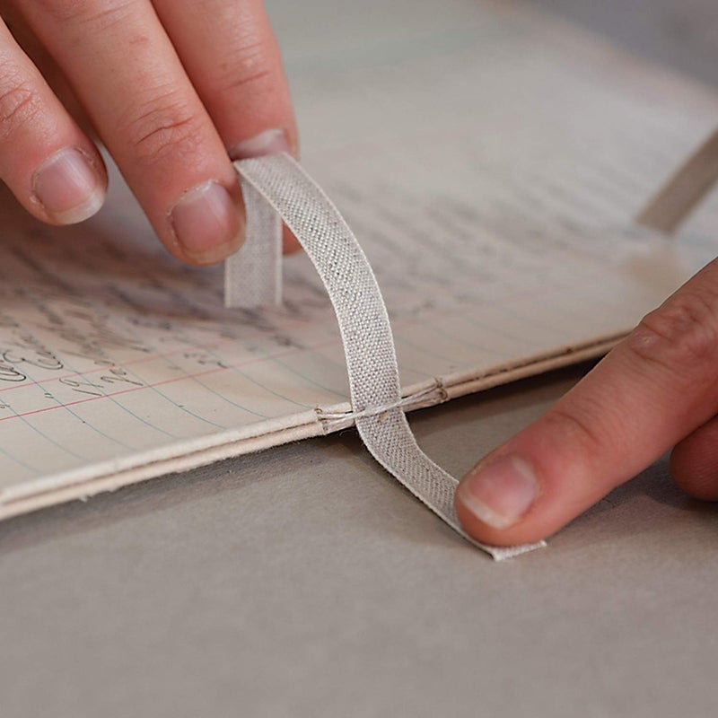 Lineco Acid-Free Linen Binding Book Tape, Ideal for Bookbinding, Sewing Signatures, Binder Conservator, or Arts Enthusiast, 60in x 3/8 in, Neutral Color. - Image 2