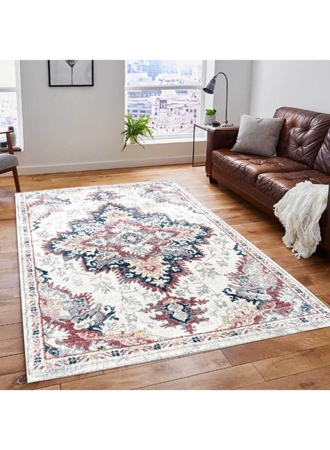 Handpicked Furniture Vintage Blue Rug, Ultra Soft Area Carpets For Bed Room, Living Room, And Dining Room, Antislip Floor Carpets, Easy To Clean, Made In Turkey