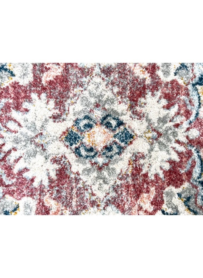 HANDPICKED FURNITURE Handpicked Furniture Vintage Blue Rug, Ultra Soft Area Carpets For Bed Room, Living Room, And Dining Room, Antislip Floor Carpets, Easy To Clean, Made In Turkey  - Image 3
