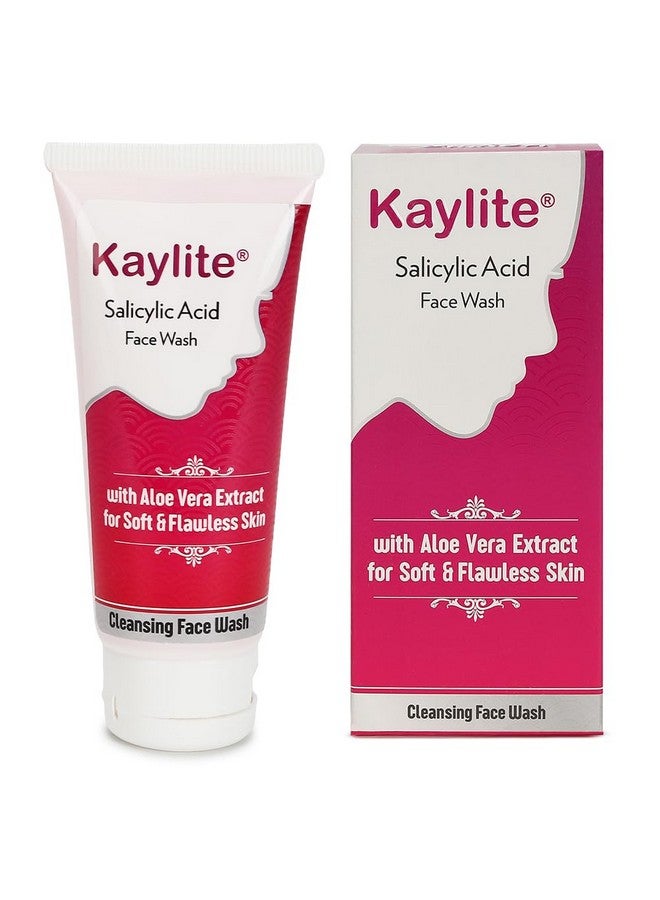 Kaylite Salicylic Acid Face Wash With Aloe Vera Extract For Soft And Flawless Skin (Pack Of 2) 60 Ml - Image 1