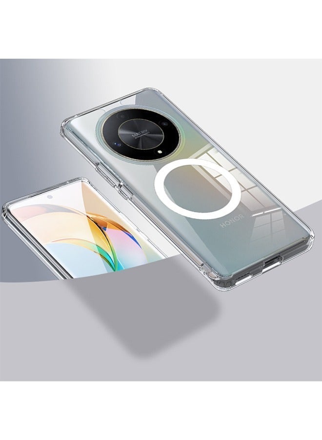 X-level غطاء خلفي لهاتف Honor x9b مع حلقة مغناطيسية وواقي [حماية من السقوط بمعيار عسكري] مضاد للخدش ومقاوم للصدمات - Image 2