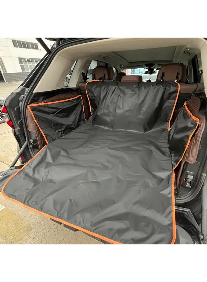 Yellow Edge Pet Car Trunk Mat Durable Non Slip Cargo Liner Easy Clean Travel Accessory - Image 4